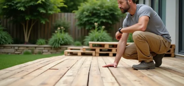 10 astuces incontournables pour bien fixer vos palettes au sol et créer une terrasse solide 10 astuces incontournables pour bien fixer vos palettes au sol et créer une terrasse solide
